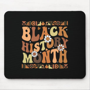 Tapis De Souris Je suis le Mois de l'histoire des Noirs Fierté afr