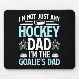 Tapis De Souris Je suis le papa gardien de but de hockey sur glace