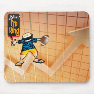 Tapis De Souris Je suis le roi Mousepad