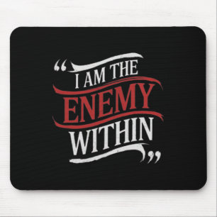 Tapis De Souris Je Suis L'Ennemi De Kamala Harris Contre Trump 202