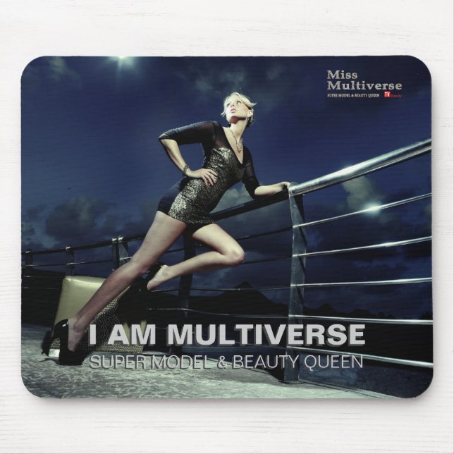 Tapis De Souris JE SUIS MULTIVERSE - Miss Multiverse France Mousep (Devant)