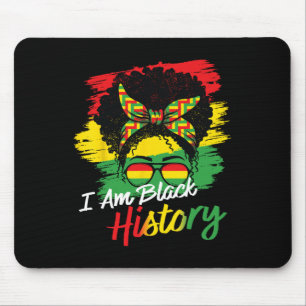 Tapis De Souris Je Suis Noir Histoire Mois Filles Africaines Femme