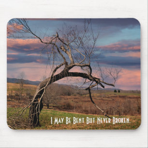 Tapis De Souris Je Suis Peut-Être Bentée Mais Jamais Cassée