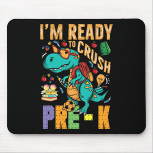 Tapis De Souris Je suis prêt à écraser le camion monstre pré-K Din