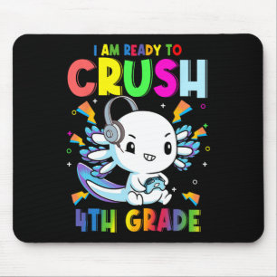 Tapis De Souris Je suis prêt à écraser le jeu Axolotl 4ème grade C