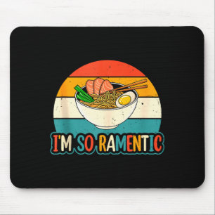 Tapis De Souris Je suis si ramentique - Nouilles Ramen Couple Asso