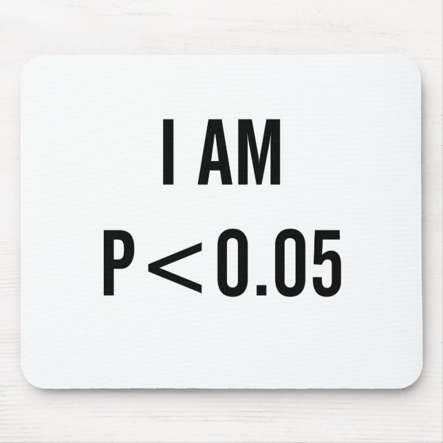 Tapis De Souris Je suis significatif (Devant)