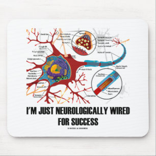 Tapis De Souris Je suis simplement Neurologiquement connecté pour