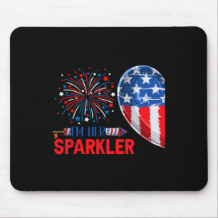 Tapis De Souris Je suis son costume de couple 4 juillet drôle