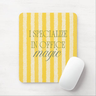 Tapis De Souris 'Je suis Spécialiste de la Magie de Bureau' Cadeau