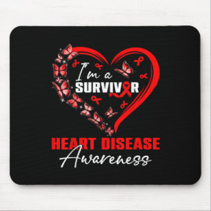 Tapis De Souris Je Suis Survivante Maladie Cardiaque Sensibilisati