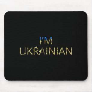 Tapis De Souris Je suis ukrainien Ukraine tournesol rétro ukrainie