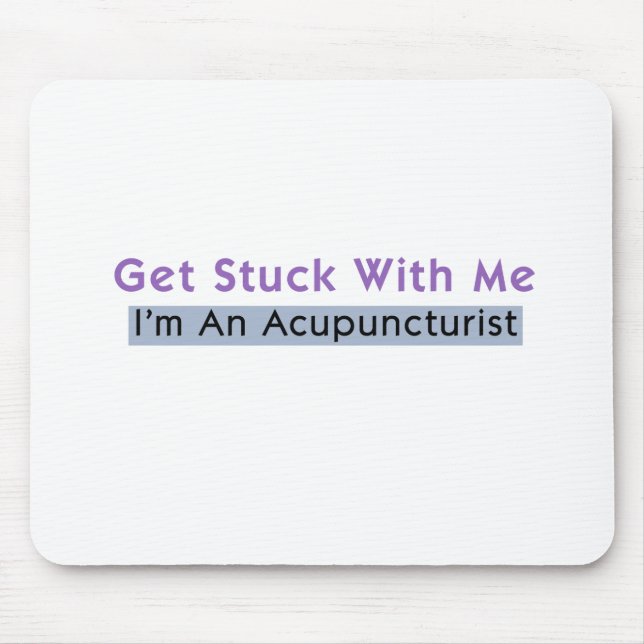 Tapis De Souris Je suis un acupuncturiste (Devant)