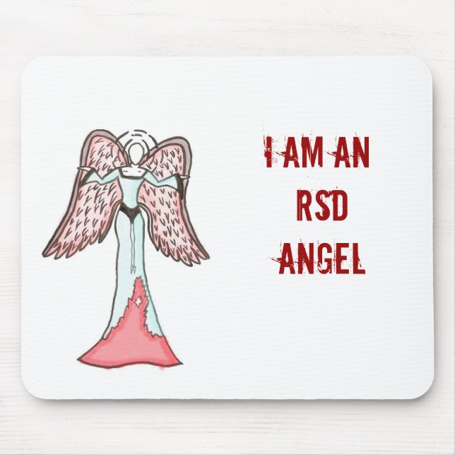 Tapis De Souris Je suis un ange Mousepad de RSD (Devant)