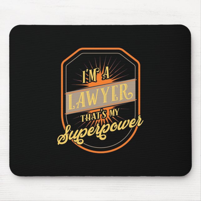Tapis De Souris Je Suis Un Avocat (Devant)