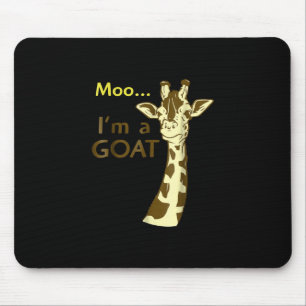 Tapis De Souris Je suis un Cool de chèvre qui confuse la Giraffe