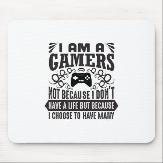 Tapis De Souris Je suis un gamer Mousepad