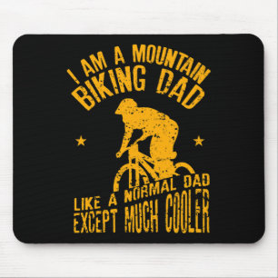 Tapis De Souris Je Suis Un Papa De Vélo Tout Terrain Dessin Drôle 