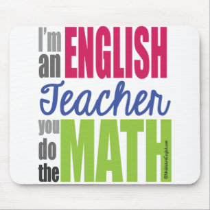 Tapis De Souris Je suis un professeur d'Anglais… Mousepad
