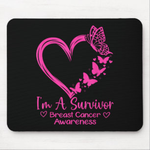 Tapis De Souris Je Suis Un Survivant Conscience Du Cancer Du Sein