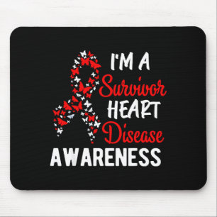 Tapis De Souris Je suis un survivant Sensibilisation aux maladies