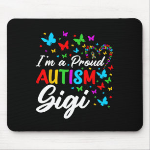 Tapis De Souris Je suis une fière autisme Gigi Sensibilisation sur