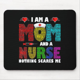 Tapis De Souris Je Suis Une Maman Et Une Infirmière Rien Ne Me Fai