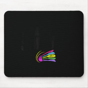 Tapis De Souris Je suis venu écraser Joueur de badminton en détres