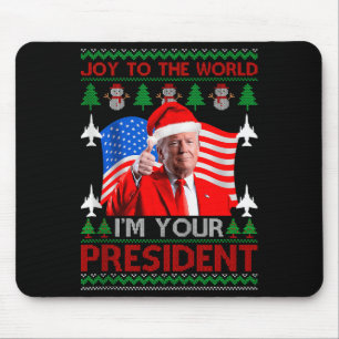 Tapis De Souris Je Suis Votre Président 47ème Trump 2024 Noël Sale