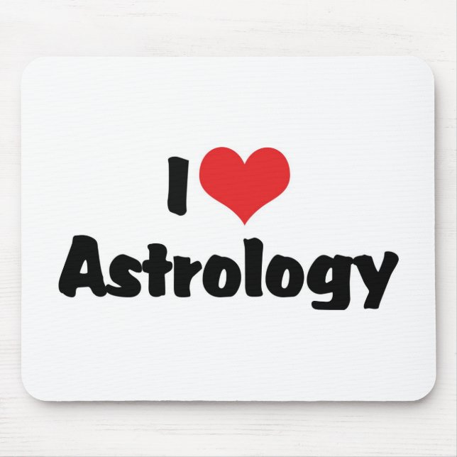 Tapis De Souris Je T'Aime Astrologie du Cœur (Devant)