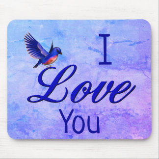 Tapis De Souris Je T'Aime Bluebird
