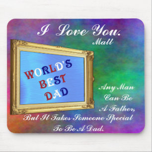 TAPIS DE SOURIS JE T'AIME DAD-MOUSEPAD