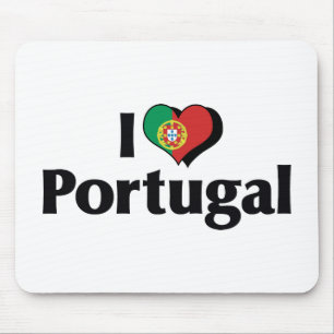 Tapis De Souris Je T'aime Drapeau Portugal