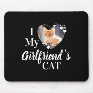 Tapis De Souris Je T'aime Ma Copine Chat T Shirt Photo Personnalis