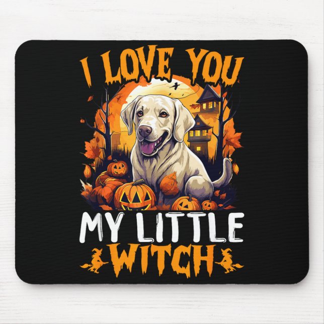 Tapis De Souris Je t'aime ma petite sorcière  (Devant)