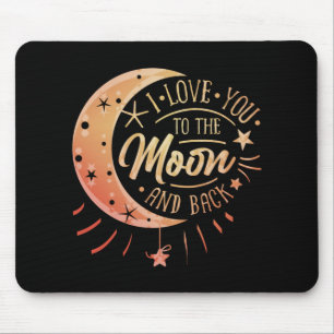 Tapis De Souris Je T'Aime Mignonne Typographie