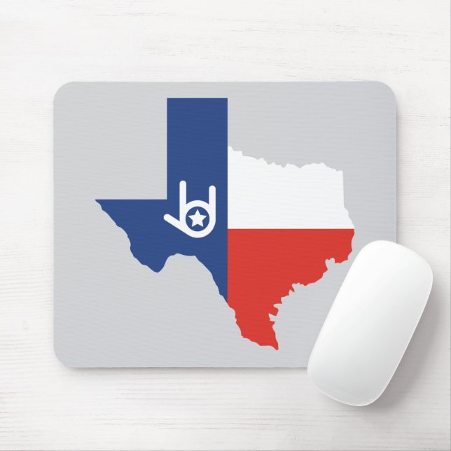 Tapis De Souris Je T'Aime Texas (Avec souris)
