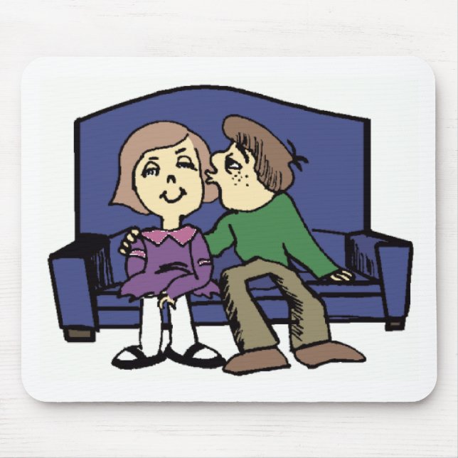 Tapis De Souris Je T'Aime Valentine (Devant)