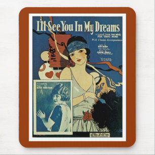 Tapis De Souris "Je te verrai dans mes rêves"