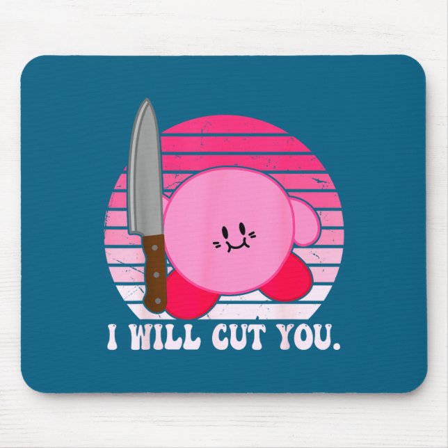 Tapis De Souris Je vais vous couper Citation drôle  (Devant)