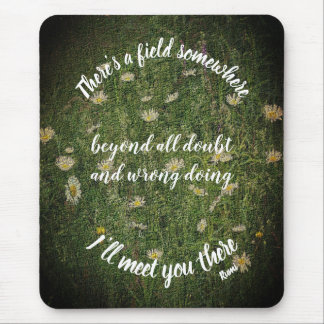 Tapis De Souris Je vais vous rencontrer ici Citation Inspirationne