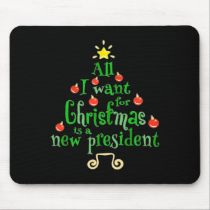 Tapis De Souris Je Veux Pour Noël Est Un Nouvel Arbre De Noël Du P