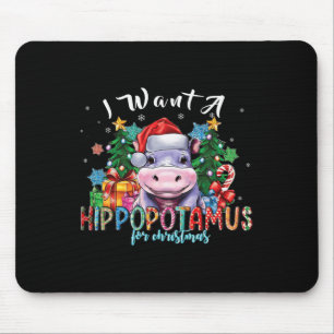 Tapis De Souris Je Veux Un Hippopotame Pour Noël Ba1