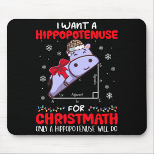 Tapis De Souris Je veux une hypoténuse pour le professeur de mathé