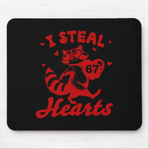 Tapis De Souris Je vole 67 cœurs drôle 67 Saint-Valentin Raton lav