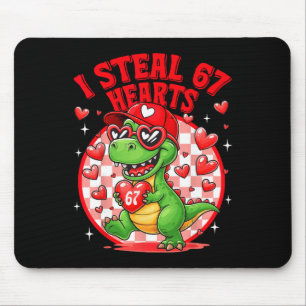 Tapis De Souris Je vole 67 cœurs Saint-Valentin 67 Meme 6 7 T-re