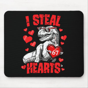 Tapis De Souris Je vole 67 cœurs Saint-Valentin 67 Meme 6 7 T Re