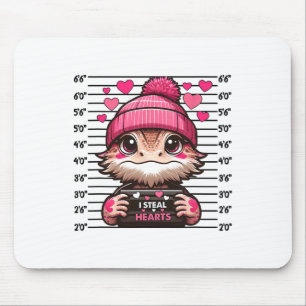 Tapis De Souris Je vole Coeur mignon Dragon à oreilles Mugshot Val