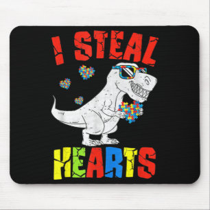 Tapis De Souris Je vole Coeurs Dinosaure Sensibilisation sur l'aut