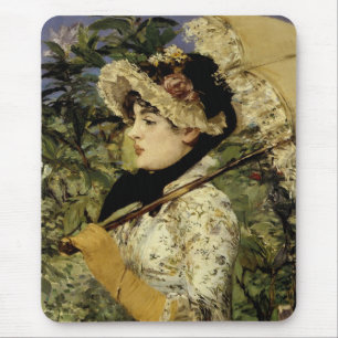Tapis De Souris Jeanne : Le printemps 1881 par Manet
